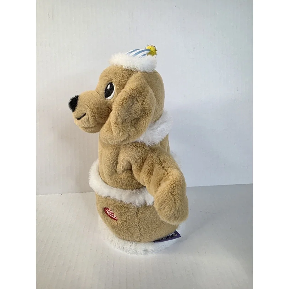 Fuzzwoof Birthday Cake Singing & Dancing Golden Retriever Dog Toy‎ ECHOS Voices